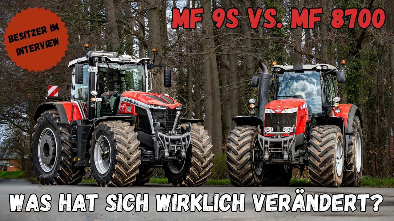 Generationen-Check: Massey Ferguson 8727 vs. 9S im Praxis-Vergleich