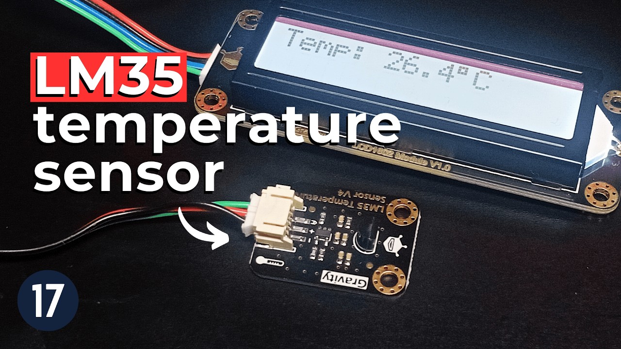 How to Measure Temperature with the LM35 Sensor and Arduino - Lesson #17