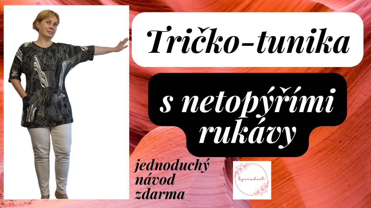 Tričko-tunika-jednoduchý návod zdarma
