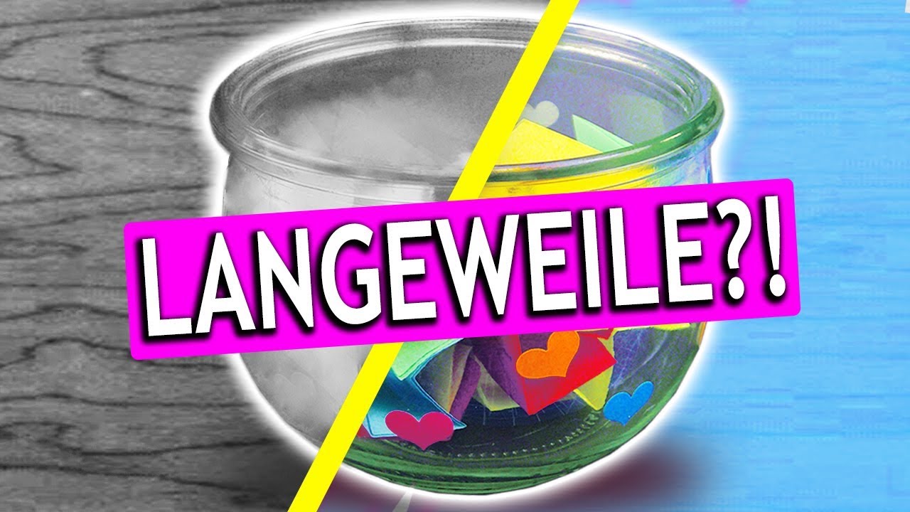 7 Ideen gegen LANGEWEILE | Anti Langeweile DIYs | DIYs mit Sachen, die man ZUHAUSE hat | DIY Kids