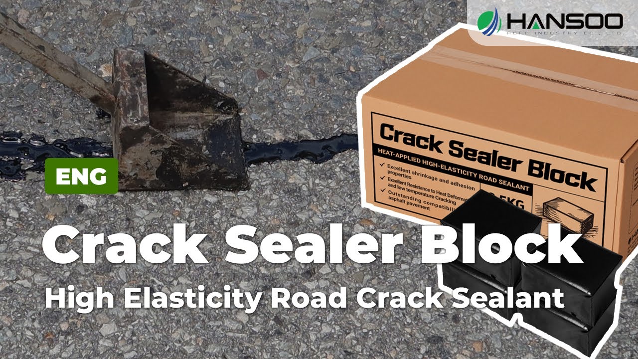 [ENG] Crack Sealer Block | High-Elasticity Asphalt Joint Sealant for All-Weather Road Repairs