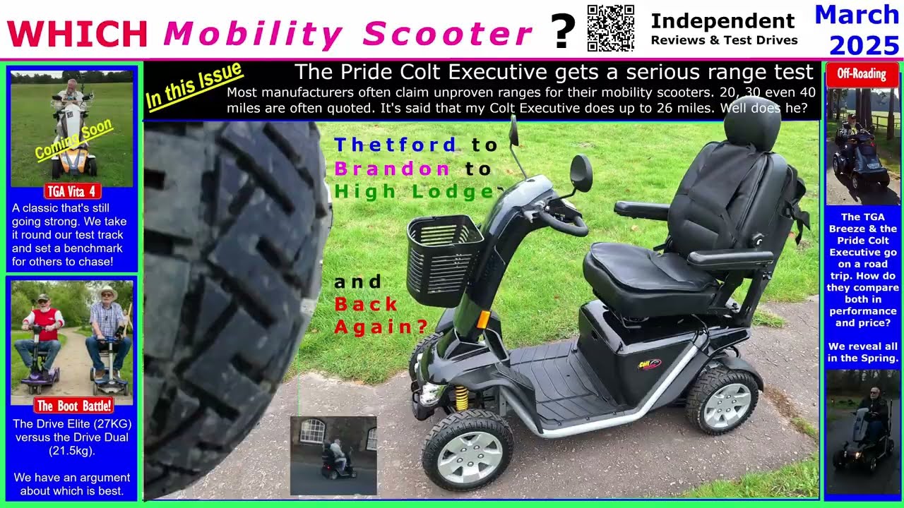 Which Mobility Scooter? The Pride Colt Executive gets a serious range test