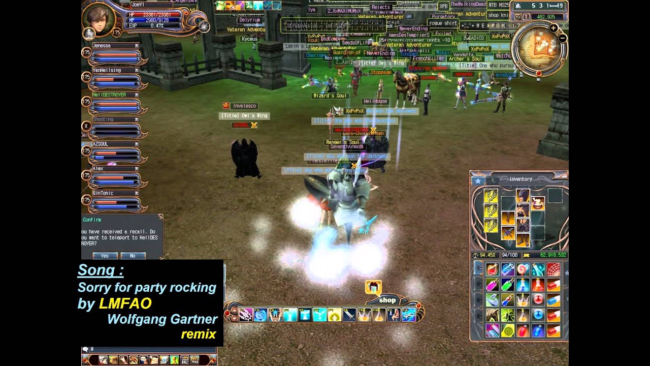 AERIAGAMES - LastChaos - Sorry for party rocking, LMFAOOOOOO xD
