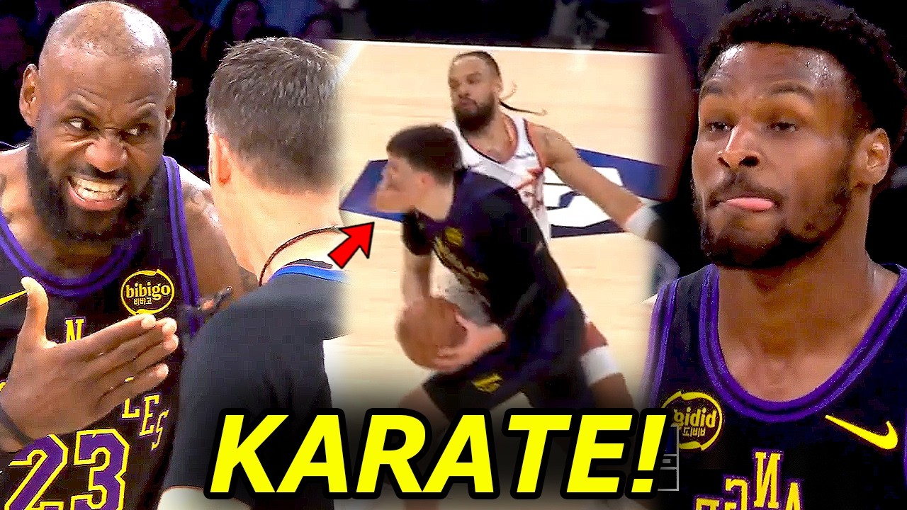 GOAT TAKEOVER! Umay na si LeBron James sa pananakit ni Dillon Brooks, pinabaunan ng tres ni Bronny!