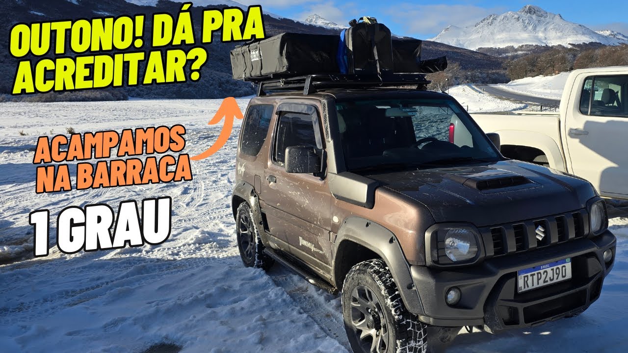 NÃO ESPERÁVAMOS VER TANTA NEVE NO USHUAIA EM PLENO MÊS DE ABRIL