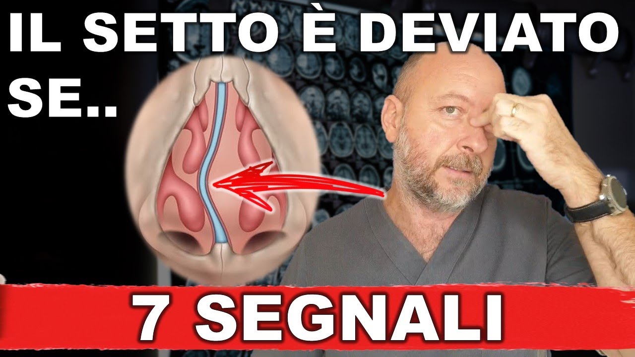 Hai il setto nasale deviato?  7 modi per capire se hai una deviazione del setto nasale!