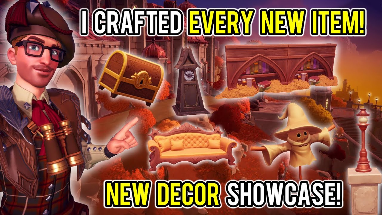 I Crafted EVERY New Item from Storybook Vale! | FULL SHOWCASE | Disney Dreamlight Valley