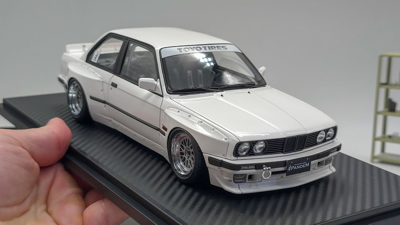 1:18 Ignition Model BMW E30 Pandem (White) By Scale Reviews