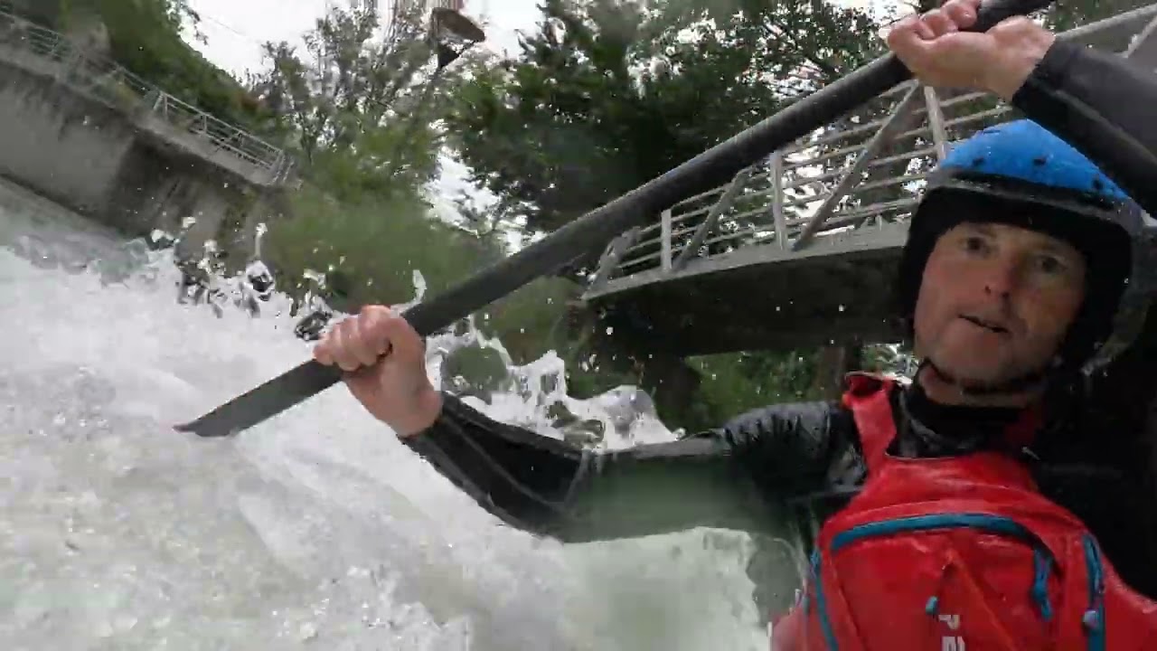 C'était juste avant Castor & Bivouac : dernier entrainement avant l'examen de moniteur de kayak !