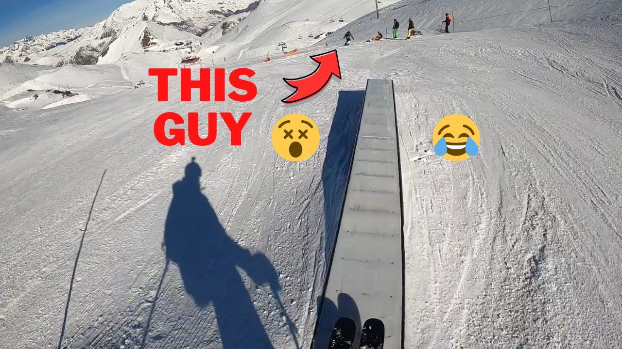 Medium Snowpark at Les Deux Alpes France. ft Crash!