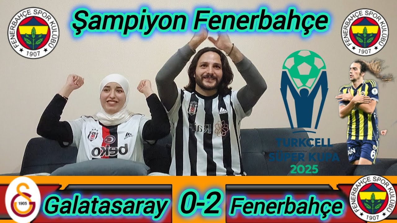Galatasaray 0-2 Fenerbahçe #tepki #şampiyonfenerbahçe #süperkupa 