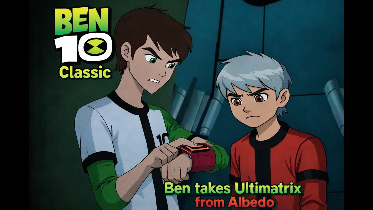 Ben 10 Classic Ben Takes Ultimatrix From Albedo scene recreated from Ben 10 Alien Force (fan-made)
