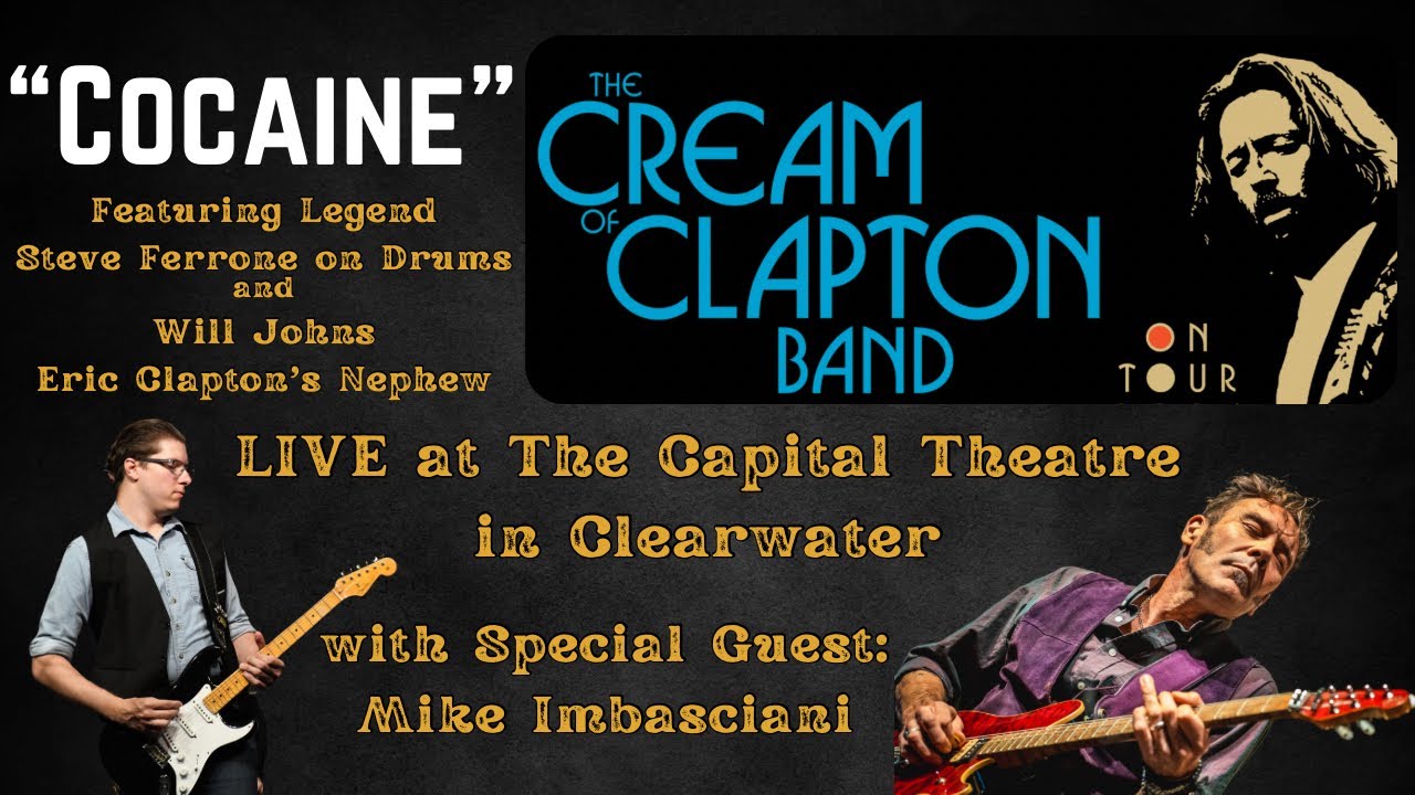 “Cocaine” - Mike Imbasciani sits in with The Cream of Clapton Band feat. Steve Ferrone & Will Johns