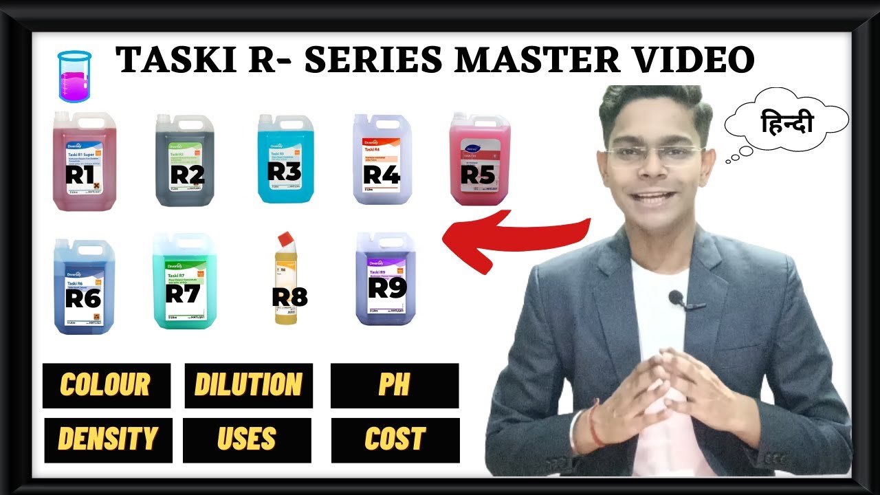 Taski R Series Chemicals | R1 To R9 | Housekeeping Diversey Cleaning Agent | Housekeeping  R1 To R9