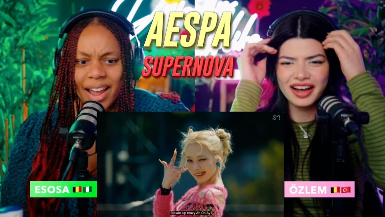 aespa 에스파 'Supernova' MV and Armageddon' CD PLAYER (Highlight Medley) reaction