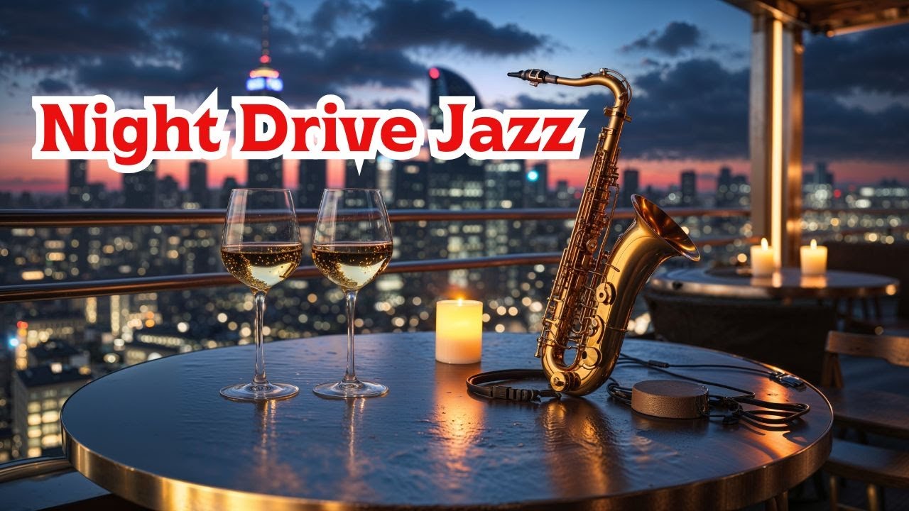 Night Drive Jazz | Smooth Saxophone Piano Playlist for Late Night Relaxation | Midnight Travelers