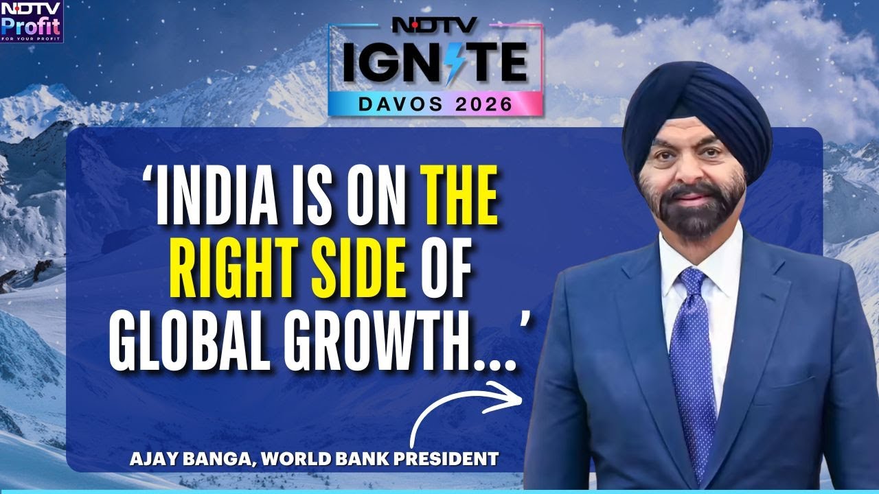 Davos 2026: What the World Bank Sees Ahead for India & the Global Economy | Ajay Banga Exclusive