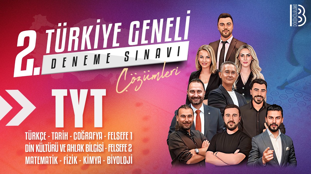 TYT T&uuml;rkiye Geneli II.Deneme Sınavı - Video &Ccedil;&ouml;z&uuml;mleri