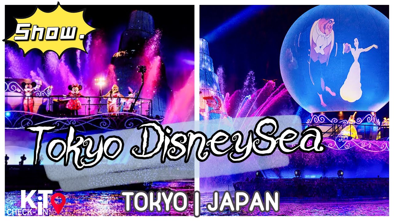 TOKYO DISNEYSEA | Fastasmic Night Show, Japan [4K]