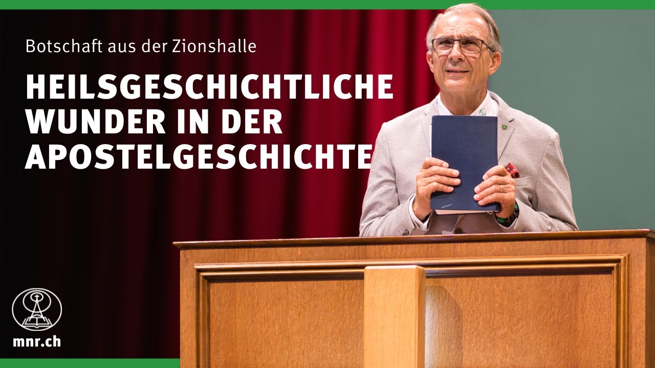 Heilsgeschichtliche Wunder in der Apostelgeschichte | Norbert Lieth