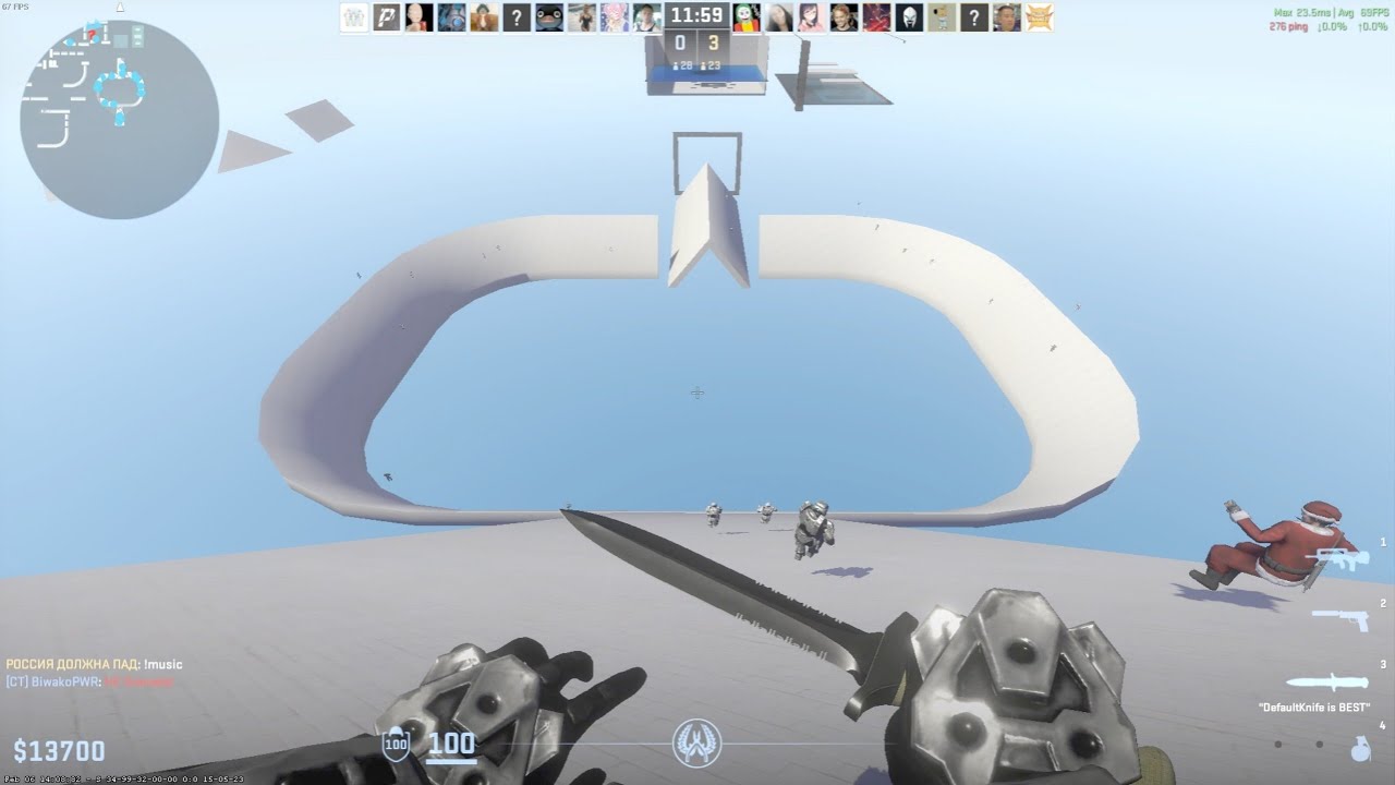 CS2: Zombie Escape Mod | Map: Surf Vortex | on GFL Clan