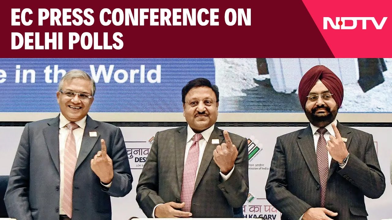Delhi Election Dates | Delhi Elections Dates Announced | Delhi Elections | NDTV 24x7 LIVE
