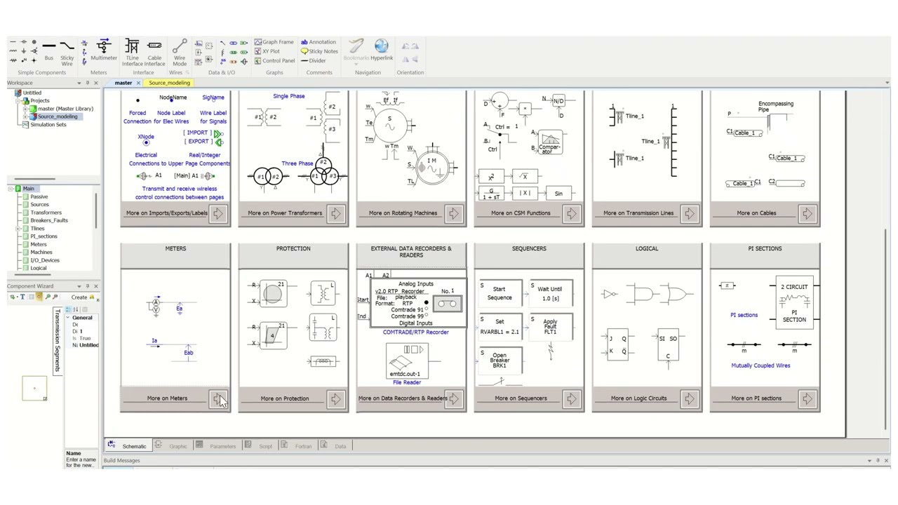 PSCAD Source Modelling II Power System Study
