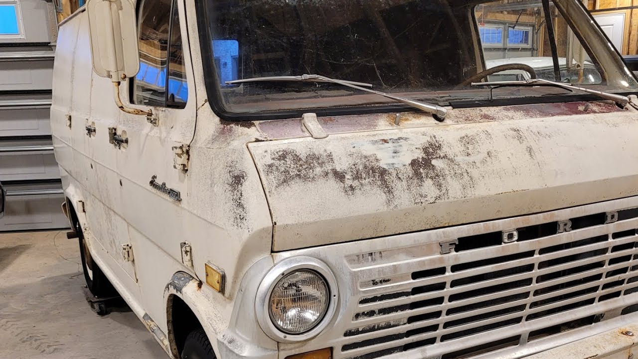 1969 Ford E100 Econoline Van Resto Pt 3 - Stripping/Rust Examination