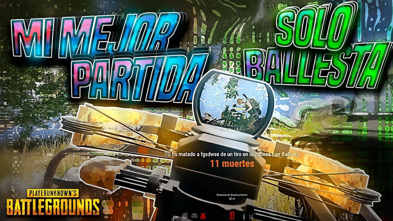 ¡MI MEJOR PARTIDA SOLO A BALLESTA! 12KILLS | PLAYERUNKNOWN'S BATTLEGROUNDS (PUBG)