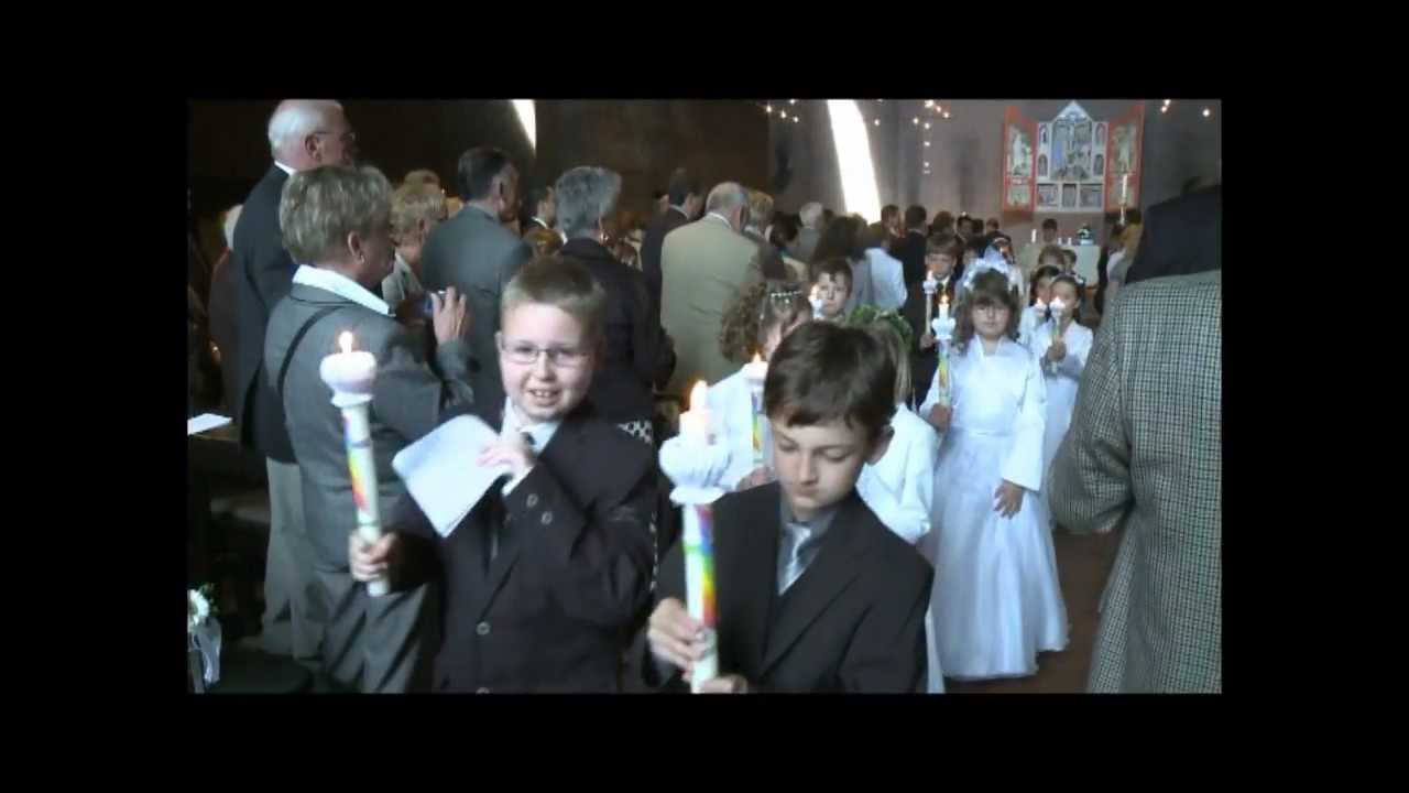 Erstkommunion 2011 - Großer Gott, wir loben dich (GL 257) + Improvisation zum Auszug