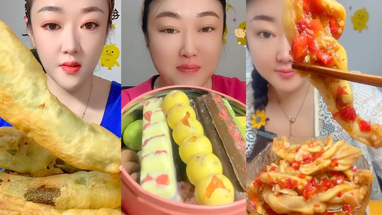 Extreme Chinese Mukbang – Insane Textures & Giant Bites #167