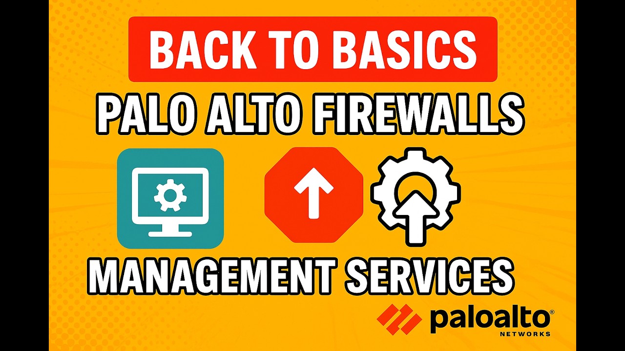 Back to Basics: Understanding the Palo Alto Firewall Management Plane & Services