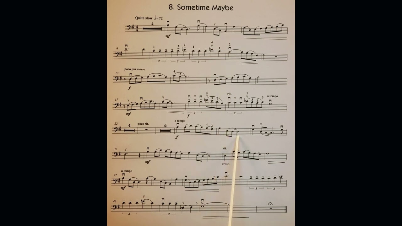 8 Sometime Maybe piano accompaniment at rehearsal speed