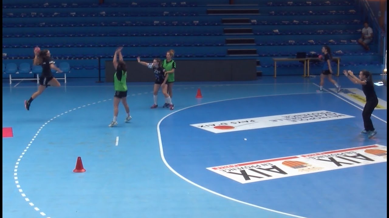 Handball : l'accès au tir de loin, séance par Marc Drusian