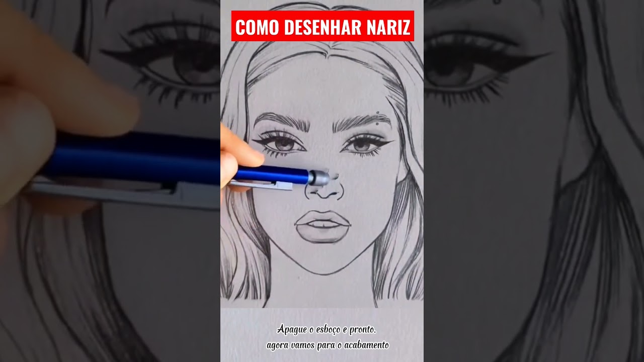 COMO DESENHAR NARIZ