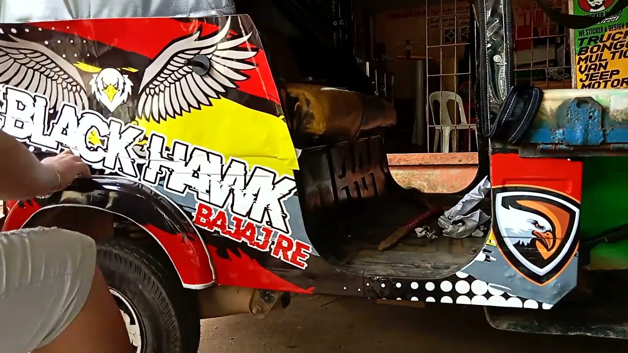 LUMA, NAG MUKHANG BAGO!  BAJAJ RE CUSTOMIZED STICKER DESIGN!