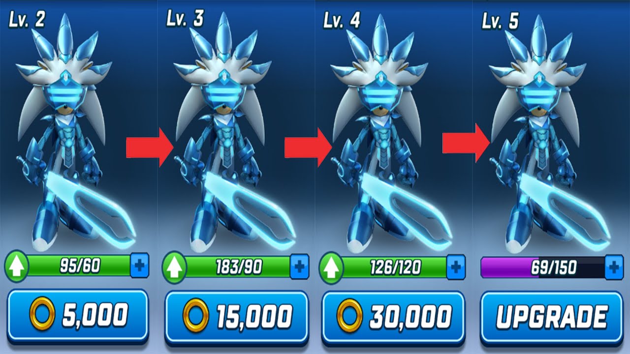 Sonic Forces Speed Battle - Chrono SIlver New Character Unlocked Big Upgraded (android, ios) Game