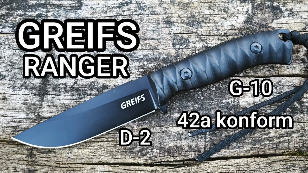 Greifs Ranger Outdoor Bushcraft Camping Angler Survivalmesser GIVEAWAY Review Test kein Bushmaster
