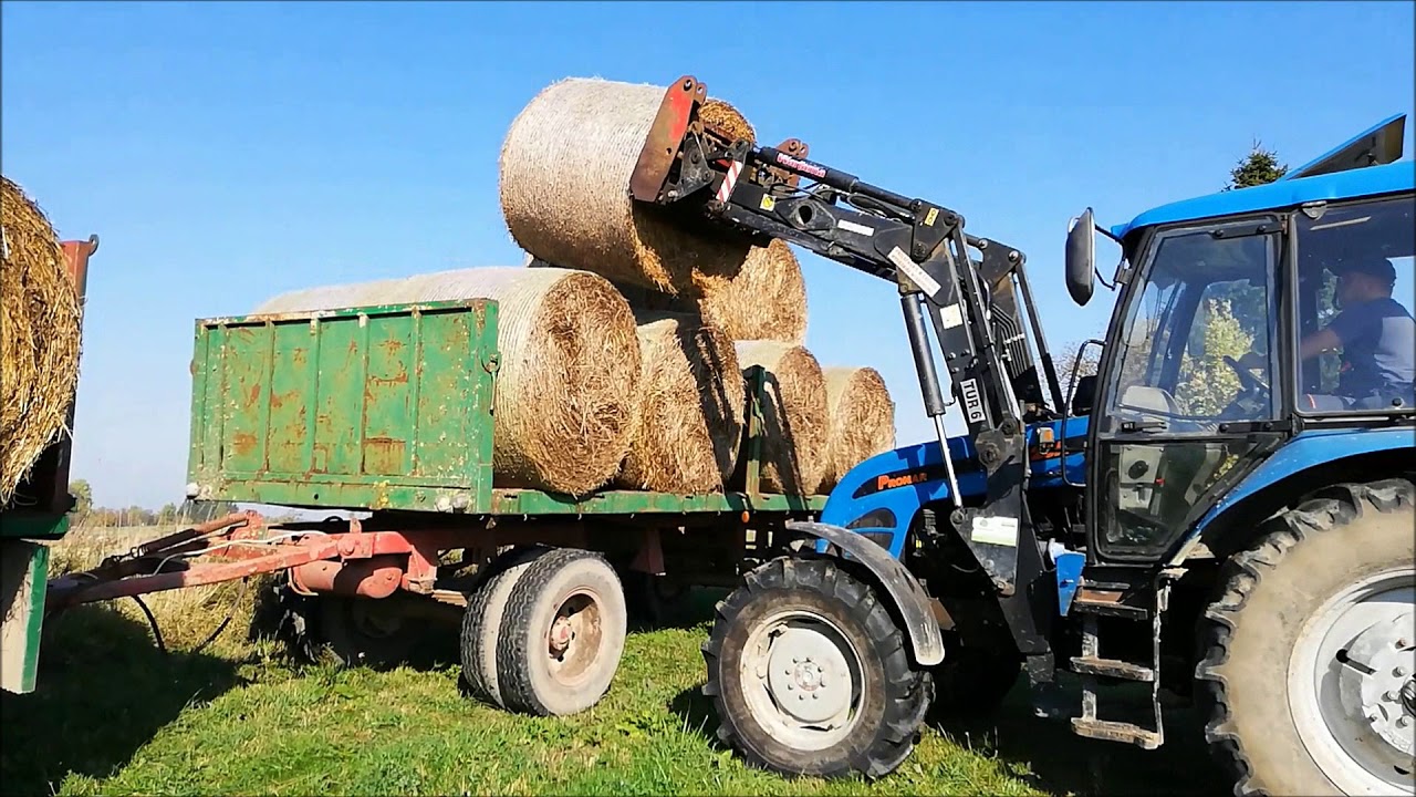 Akcja siano na 2 Pronary i John Deere :)