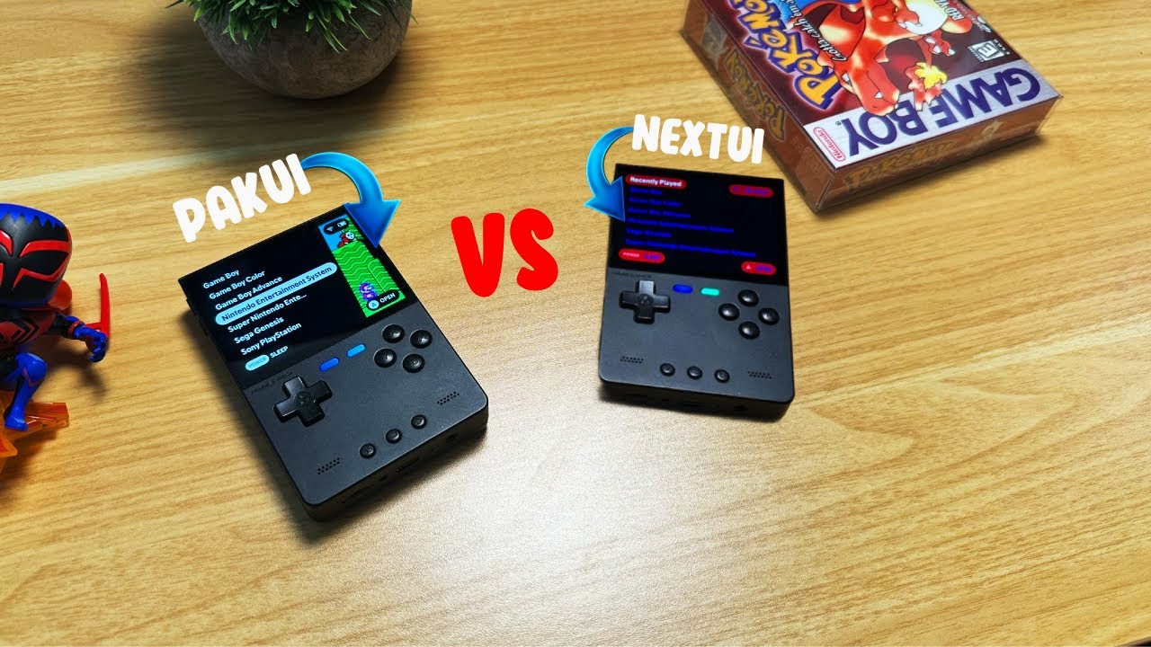 PakUi против NextUi для кирпича Trimui
