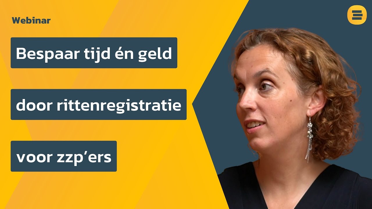 Webinar: Rittenregistratie voor zzp'ers