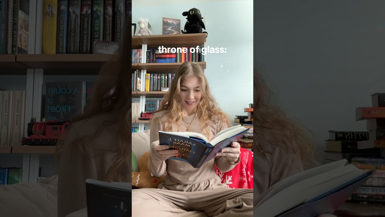 the sarah j. maas experience⚔️🐉 #booktube #booktok #throneofglass #acotar #sarahjmaas