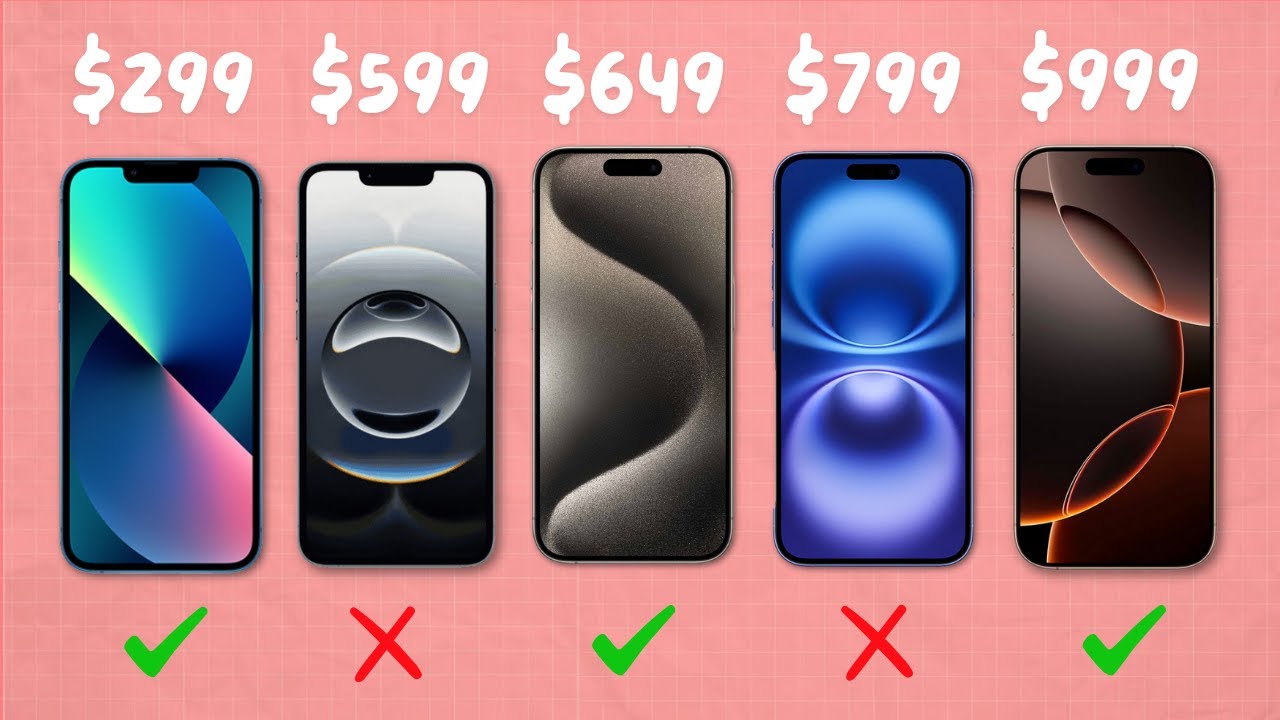 The best iphones to buy right now in 2025.