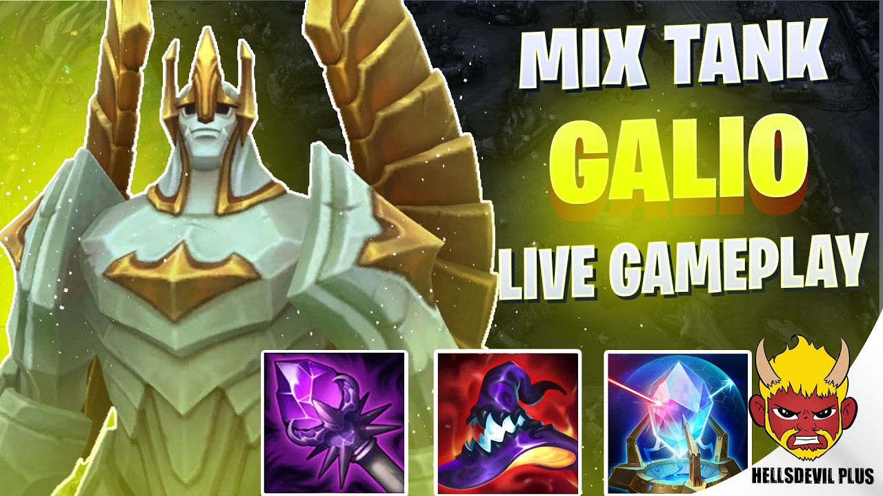 Гибридный танковый Галио &mdash; это ТАК СИЛЬНО! &mdash; Геймплей Wild Rift от HellsDevil Plus