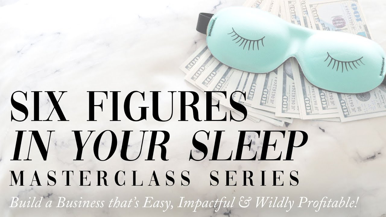 ANNOUNCEMENT! JOIN ME FOR SIX FIGURES IN YOUR SLEEP