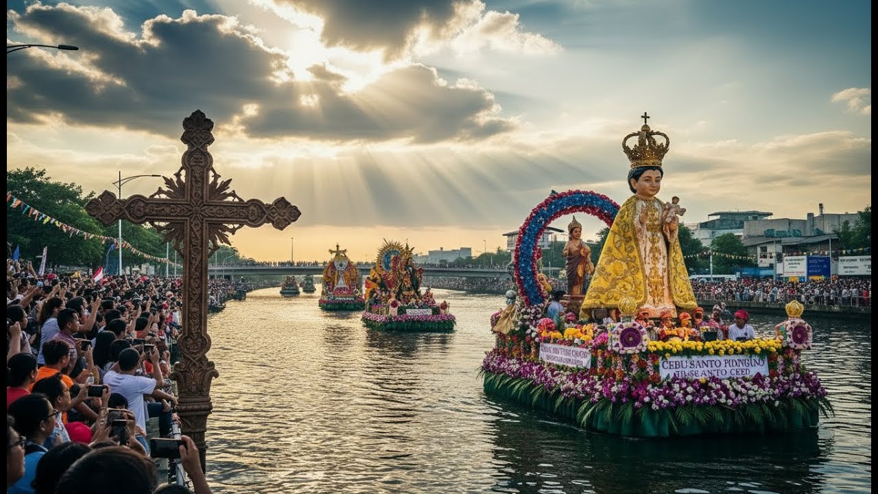 Cebu Santo Niño Our Lady of Regla Parade 2026 —Millions of Devotees at Sea in the Philippines