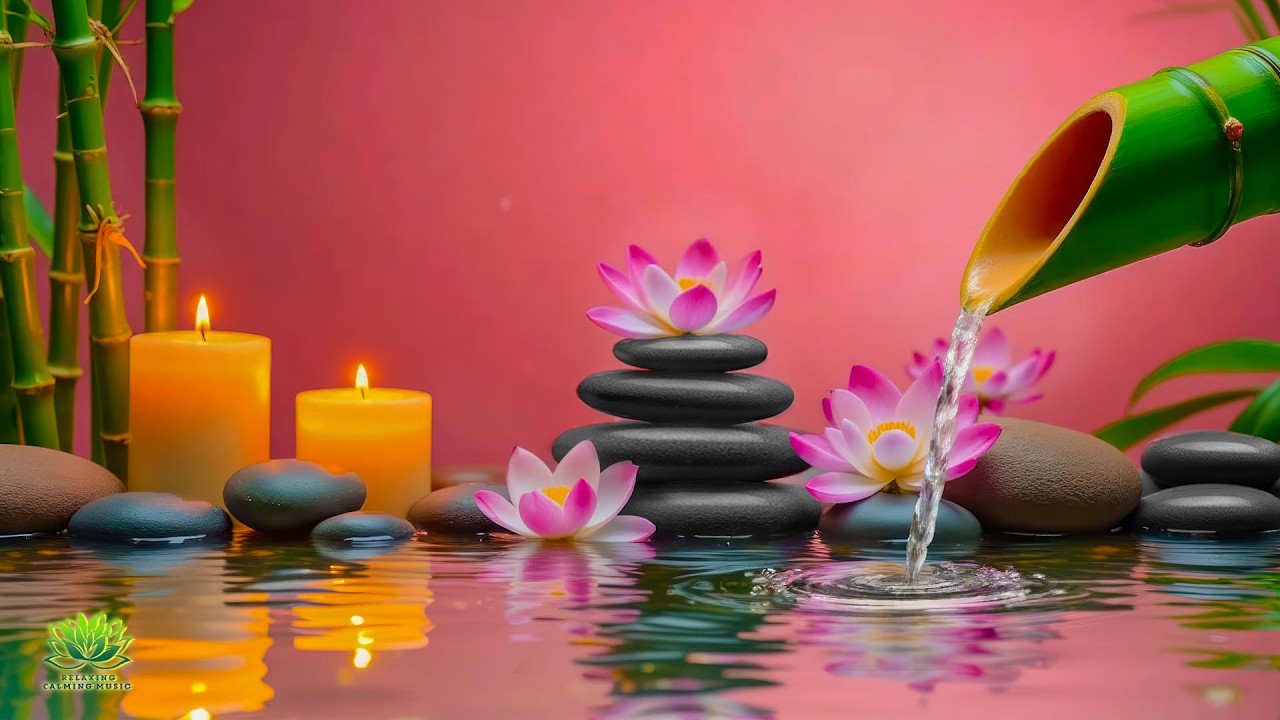 Relaxing Piano & Flowing Water Sounds 🌿 Meditation Music for Healing, Stress Relief and Deep Sleep