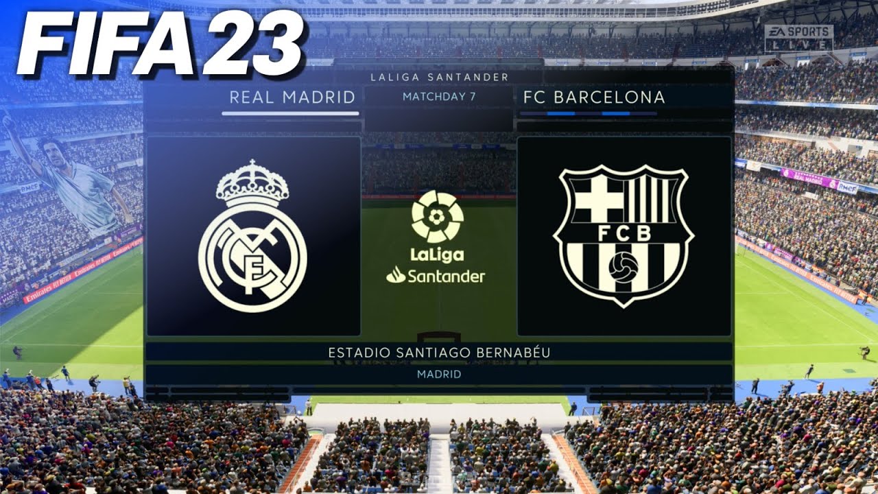 FIFA 23 - Real Madrid vs. FC Barcelona @ Estadio Santiago Bernabéu