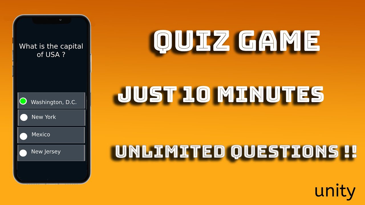 Quiz Game(Unlimited Questions)