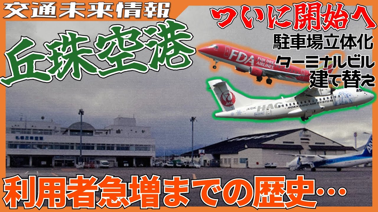 【利用者急増】滑走路延長に向けた拡張がついにスタート！丘珠空港“進化”レポート